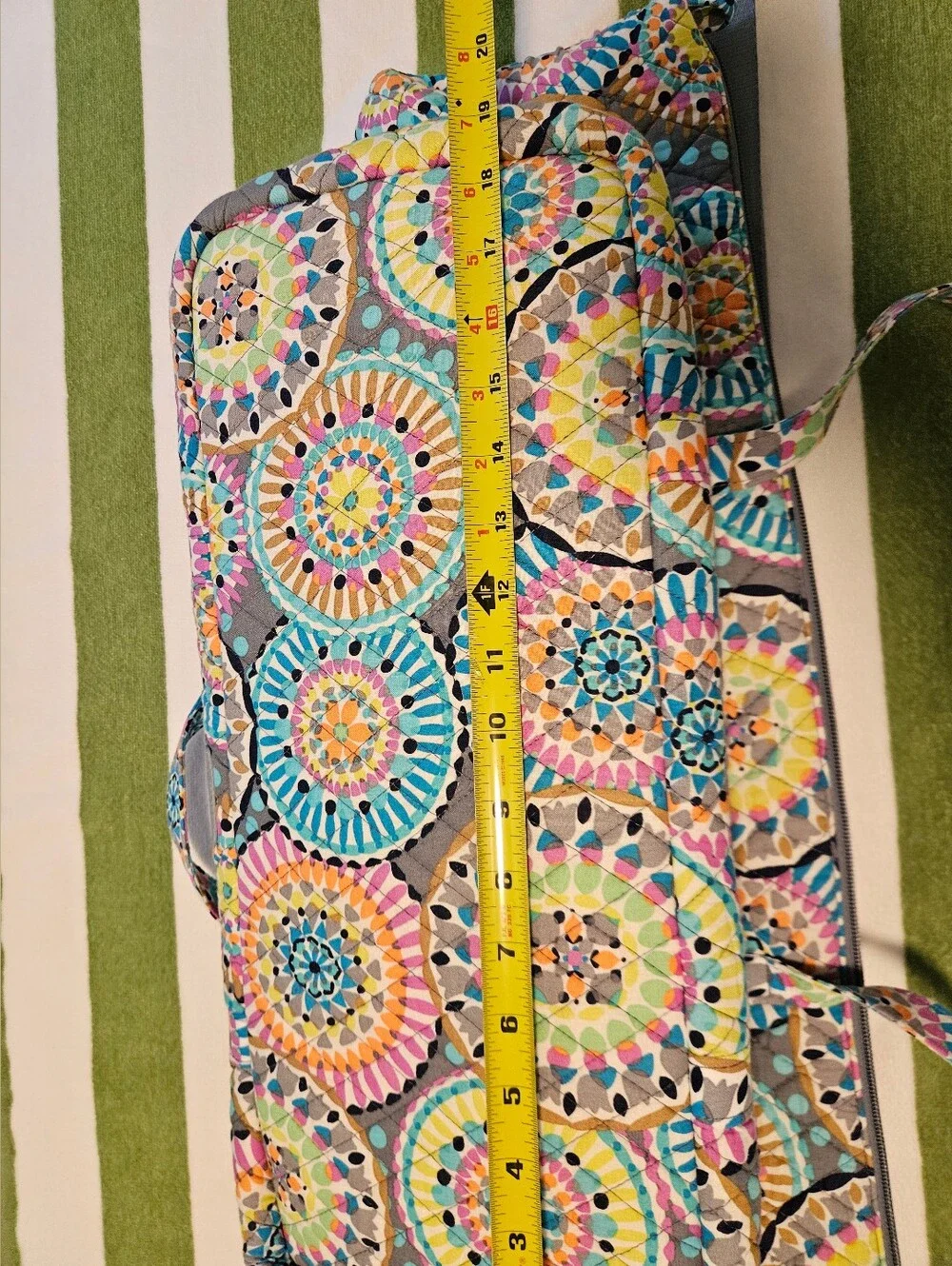 Vera Bradley Quilted Medallion-Print Travel Tote Bag in Multicolor